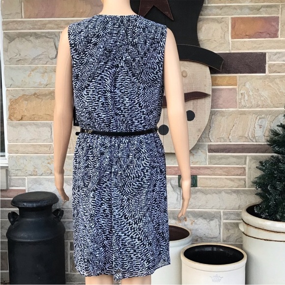 AB Studio Ruffle Front Belted Dress - Picture 5 of 8